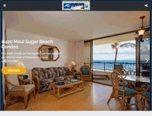 Tablet Screenshot of mauisugarbeachcondos.com